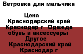 Ветровка для мальчика › Цена ­ 300 - Краснодарский край, Краснодар г. Одежда, обувь и аксессуары » Другое   . Краснодарский край,Краснодар г.